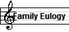 Family Eulogy