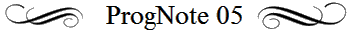 ProgNote 05