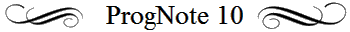 ProgNote 10