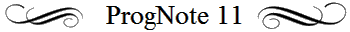 ProgNote 11