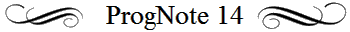ProgNote 14