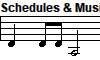 Schedules & Music Lists